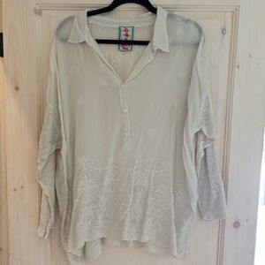 EUC Johnny Was Embroidered Tunic